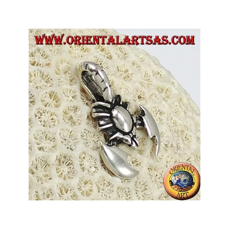 Pendentif en argent, scorpion