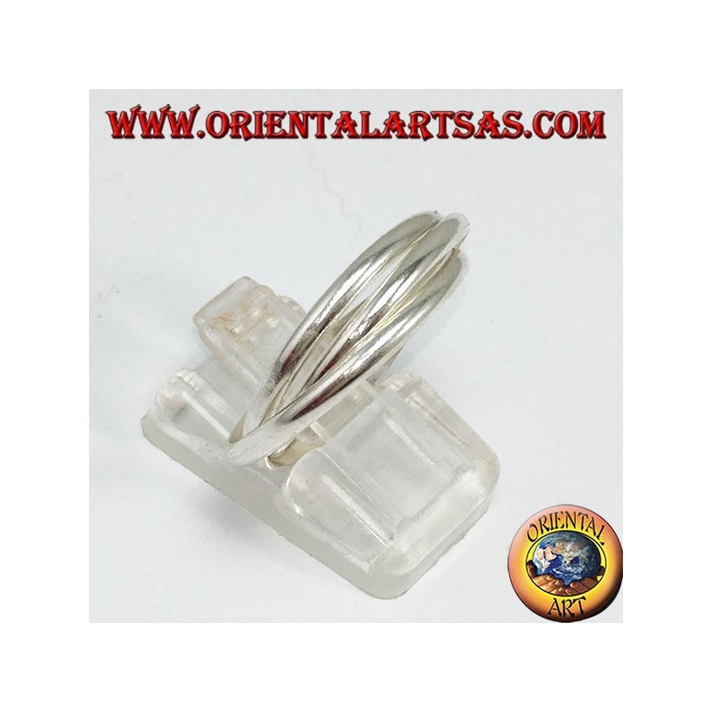 Moneda de plata 3 por 2 mm (modelo Cartier)