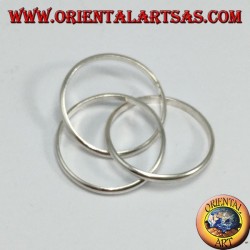 Moneda de plata 3 por 2 mm (modelo Cartier)