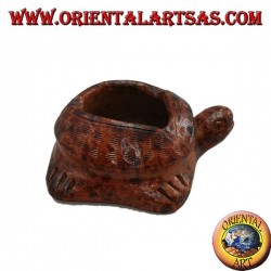 Cenicero de terracota, tortuga
