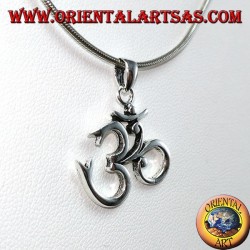 925 Silver Pendant, OM Oṁ Óm And Aum Syllable Sacred