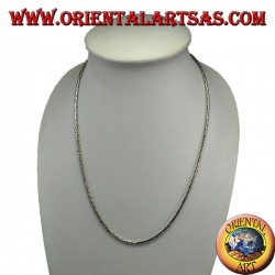 Collana in argento, BOROBUDUR cm 55