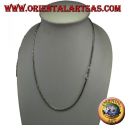 Silver Necklace, BOROBUDUR cm 55