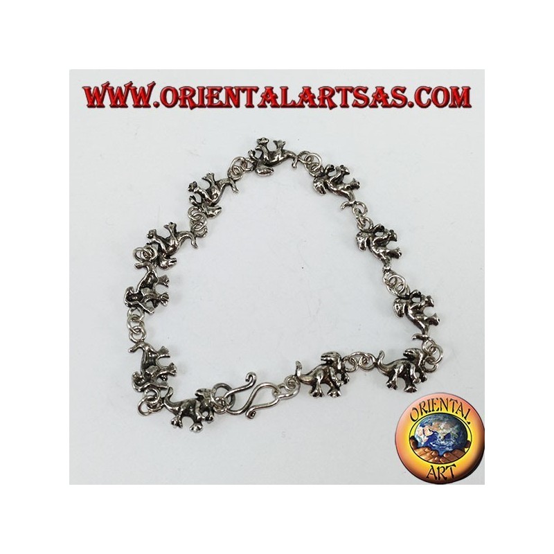 Dinosaurier Silber Armband