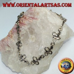 Pulsera de plata con 12 cobra