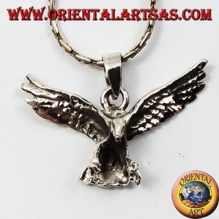 Colgante águila de plata