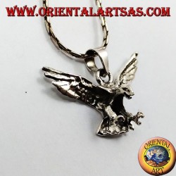 Colgante águila de plata