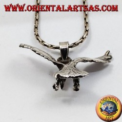 Colgante águila de plata