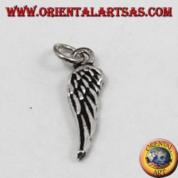 Silver pendant wing
