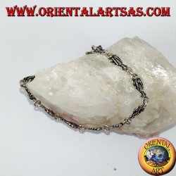 Pulsera de plata con 13 langostas