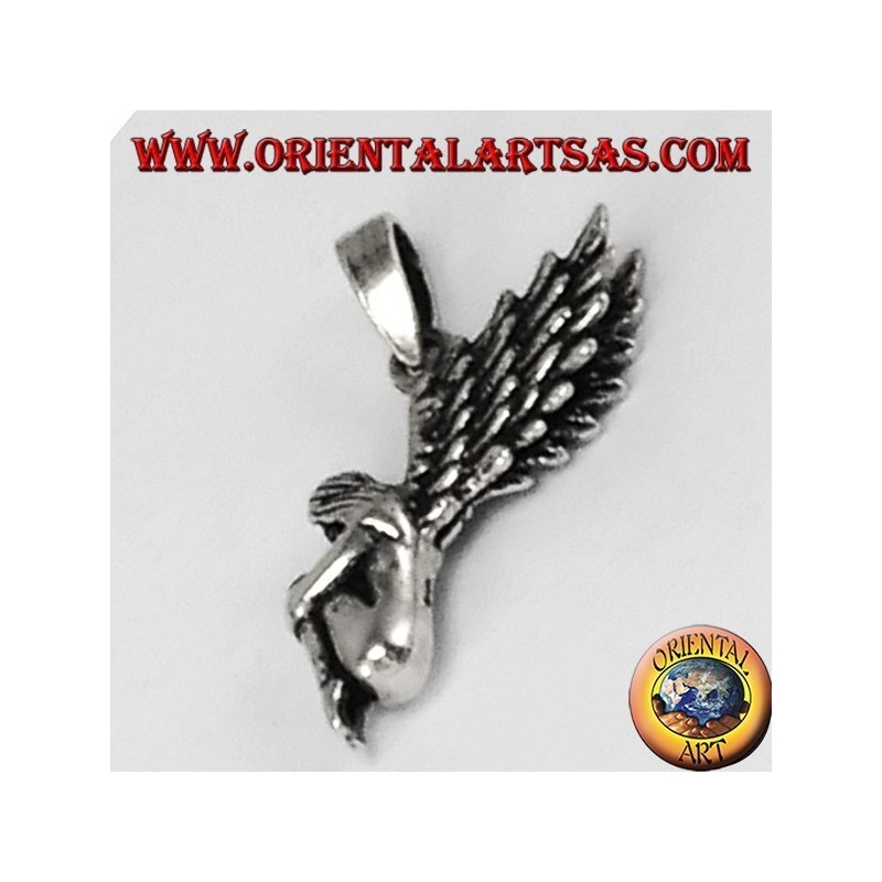Pendentif en argent Fée tridimensionnelle