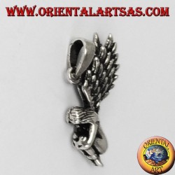 Colgante de plata Hada tridimensional