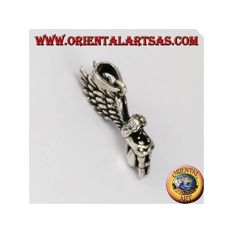 Colgante de plata Hada tridimensional