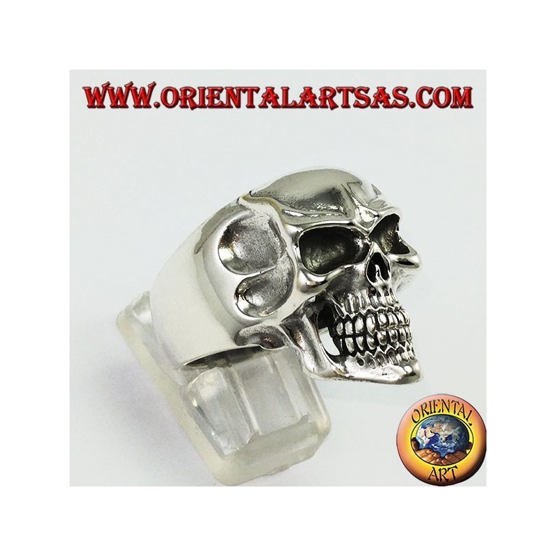 Anillo de plata de ley 925, cráneo de Joker