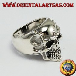 Anillo de plata de ley 925, cráneo de Joker
