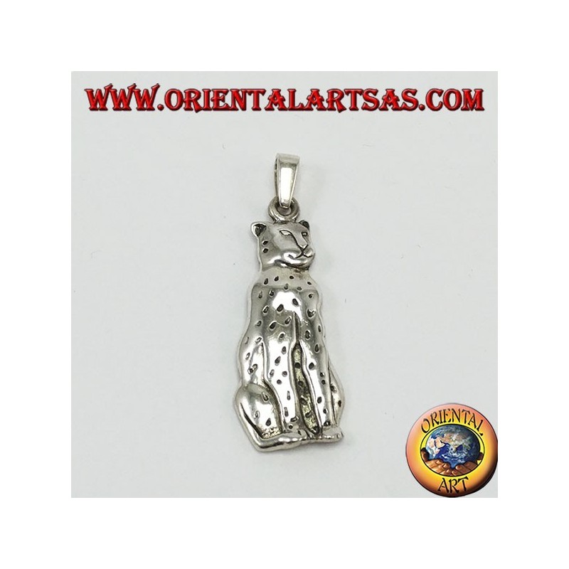 Colgante de plata, pantera