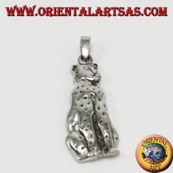 Silver pendant, panther