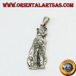 Colgante de plata, pantera
