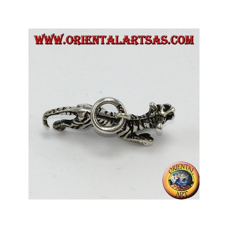 Pendentif en argent, tigre en trois dimensions