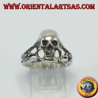 Silver skull ring, the underworld