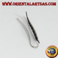 Silberohrring Federabdeckohr