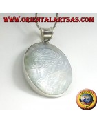 Pendants in 925 ‰ silver, with mother of pearl or abalone