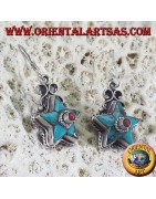 Silver earrings with Turquoise