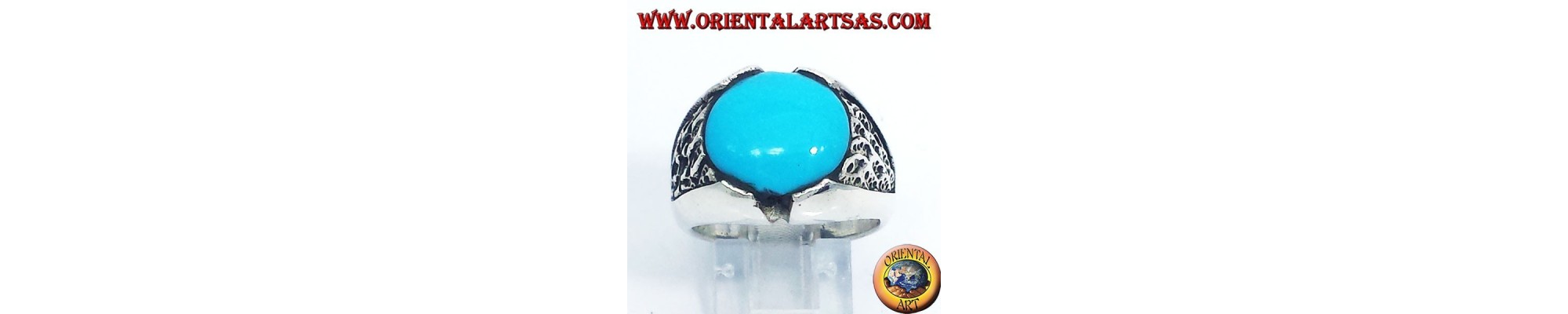 Anelli in Argento 925 con Turchese | Gioielli Etnici e Boho