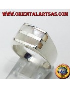 925 Silver Rings with Mother of Pearl, Abalone & Coral