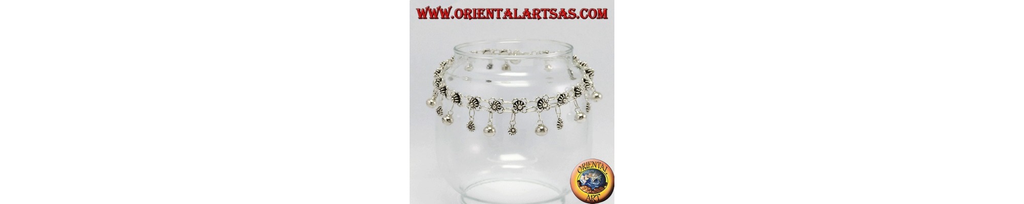925 ‰ silver anklets