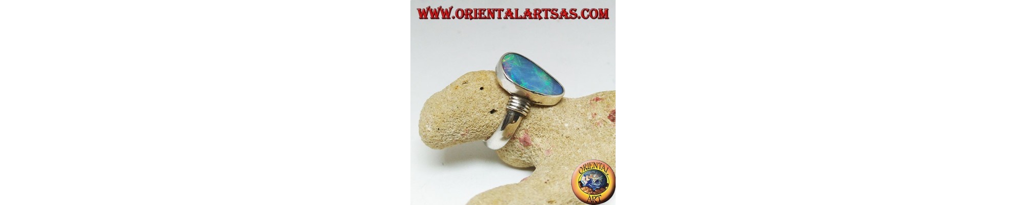 Opal, Pearl, Rose Quartz Rings