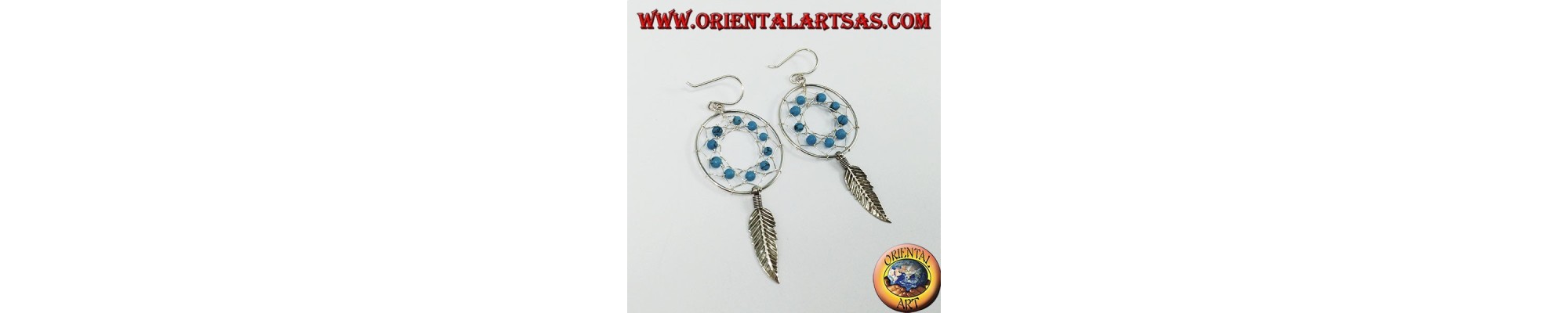 Native American 925 Silberohrringe