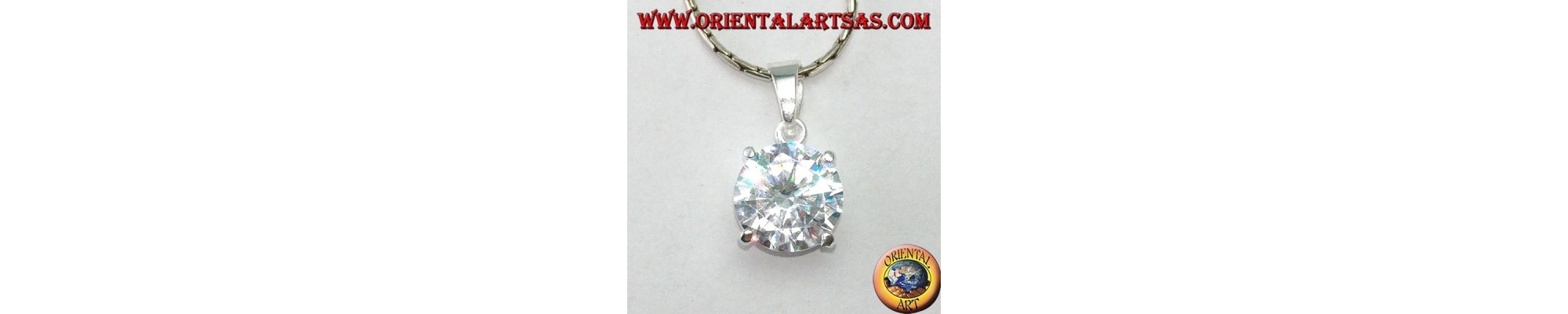 Silberanhänger mit Zirkonia: Brillanz und Stil  | Oriental art