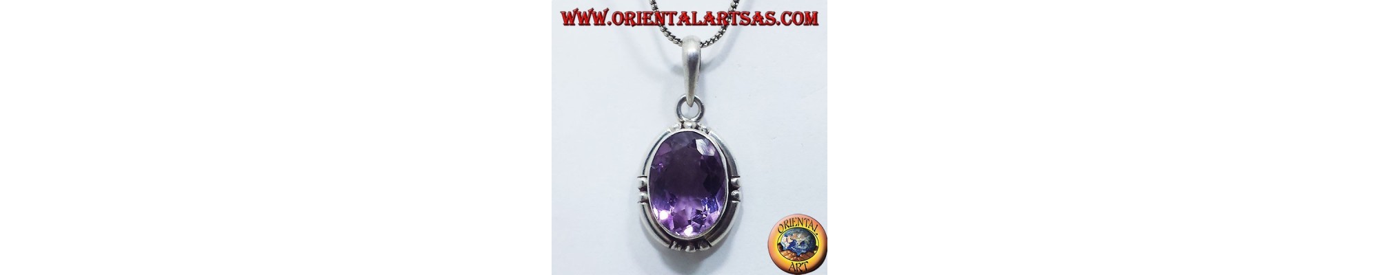 Ciondoli in Argento e Ametista Naturale | Gioielli Viola 925