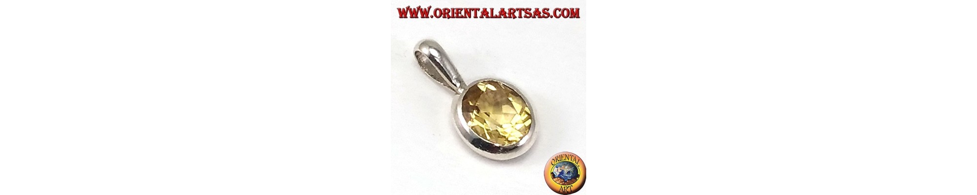 Pendentifs en Argent 925 avec Topaze