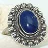 Silver Lapis Lazuli & Larimar Rings