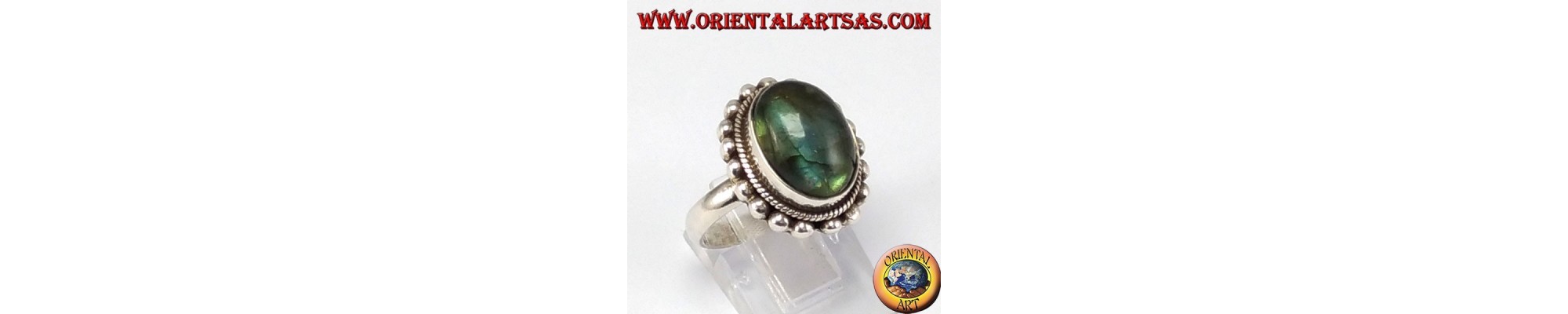 Sterling silver 925 rings with Labradorite – elegance & magic sheen