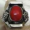Ringe mit Koralle