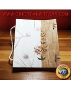 Photo albums and other stationery products in craft paper