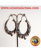 Boucles d'oreilles en argent 925 ‰ sans pierres