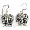 Earrings without stones